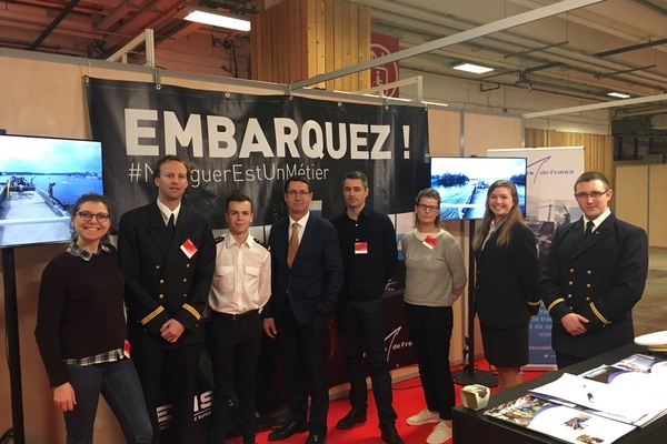 Armateurs de France et l'ENSM au Salon de l'Étudiant de Paris 2019