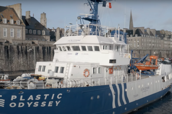 PREMIER VOYAGE POUR LE NAVIRE PLASTIC ODYSSEY