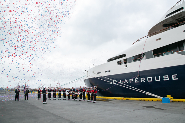 Ponant inaugure Le Lapérouse, un navire innovant battant pavillon français