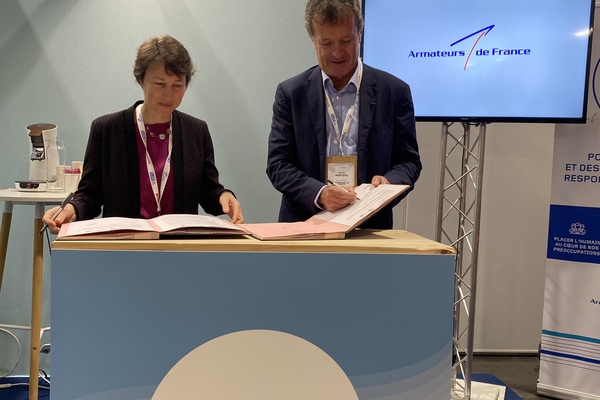 ARMATEURS DE FRANCE ET WIND SHIP CONSOLIDENT LEUR PARTENARIAT POUR PROMOUVOIR LA PROPULSION PAR LE VENT
