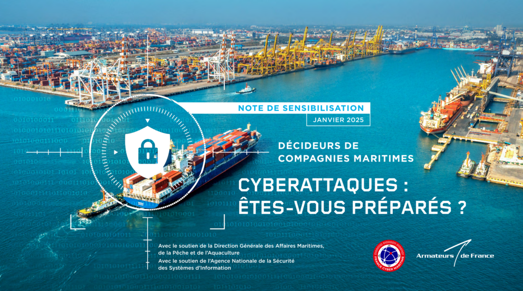 Cybersécurité | Note de sensibilisation des dirigeants de compagnies maritimes